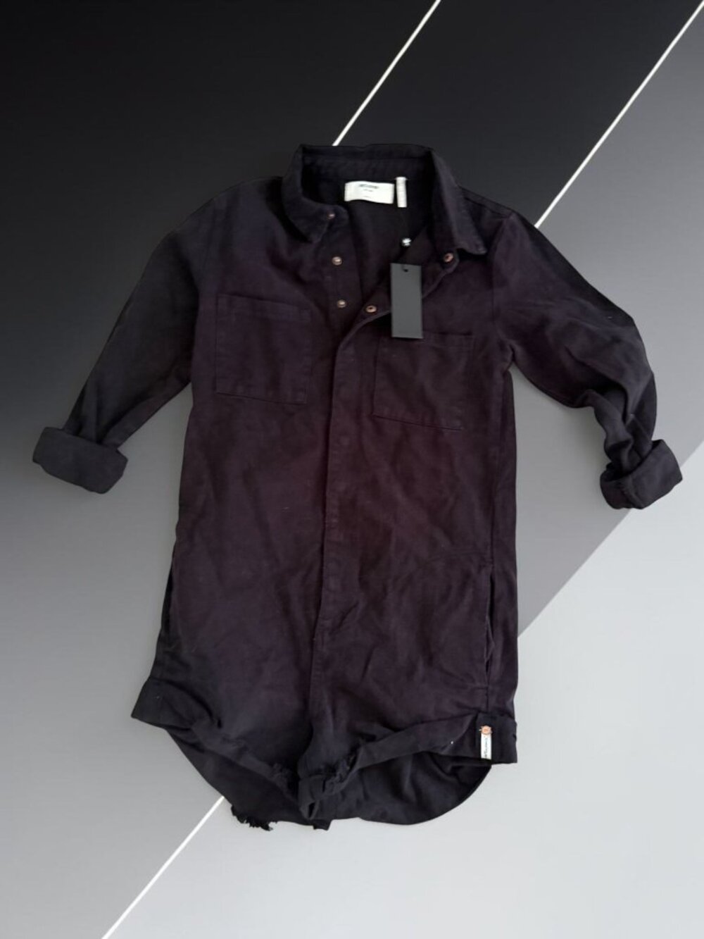 ONE TEASPOON Black Denim Onyx Prophecy Romper Size XS NEW NWT